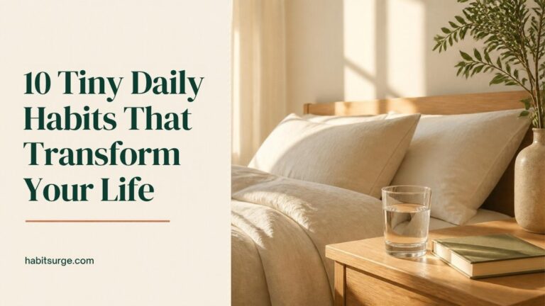 10 Tiny Daily Habits That Secretly Transform Your Life in 90 Days