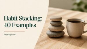 Habit Stacking: 40 Examples, the Formula and a Free Template