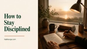 How to Stay Disciplined When the Excitement Wears Off