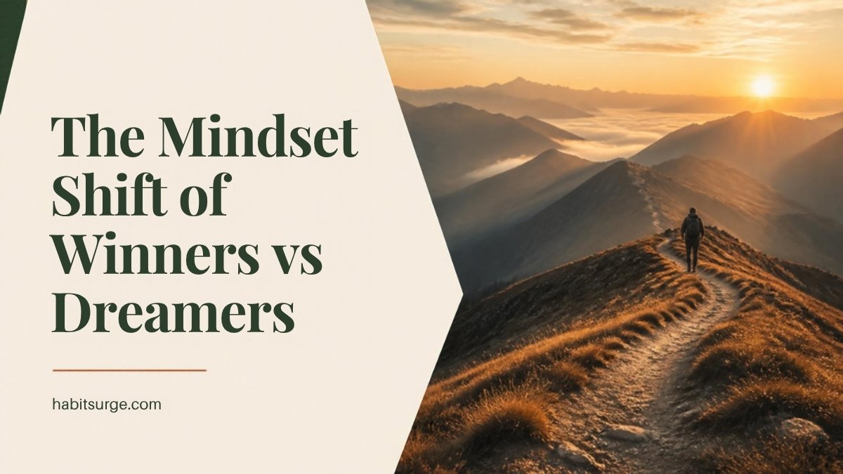 This Life-Changing Mindset Shift That Separates Winners From Dreamers
