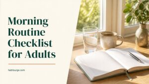 Morning Routine Checklist for Adults: A Simple Routine That Sticks